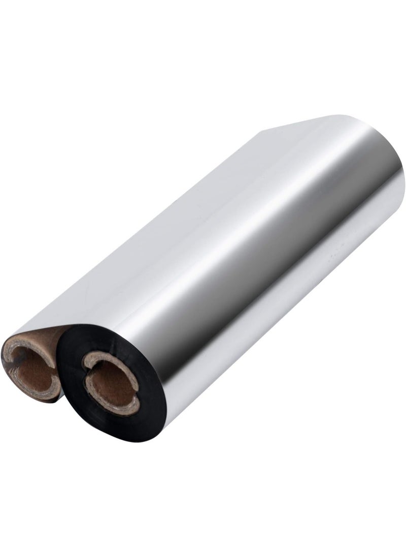 Rubik - Thermal Transfer Resin Ribbon 110mm*90m, Z550 Full Resin Ribbon Roll for PET/PE/PVC/Metallic Labels Compatible with Zebra, Gprinter, TSC, GoDex Printers (Black) - Image 1