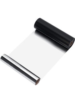 Rubik Thermal Transfer Resin Ribbon 110mm*90m, Z550 Full Resin Ribbon Roll for PET/PE/PVC/Metallic Labels Compatible with Zebra, Gprinter, TSC, GoDex Printers (Black)  - Image 3