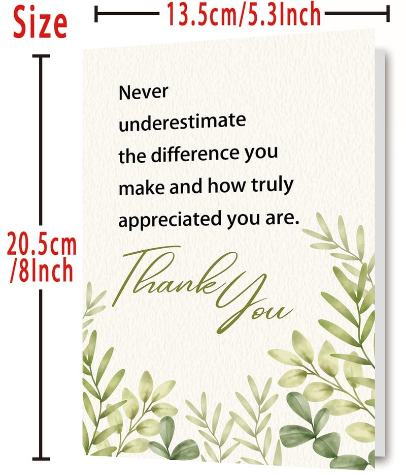 OJsensai Comfort Thank You New Card, Appreciation Card for Coworker Boss Staff Teacher, Thank You Gifts for Men Women Daughter Son Medical Workers - Image 3