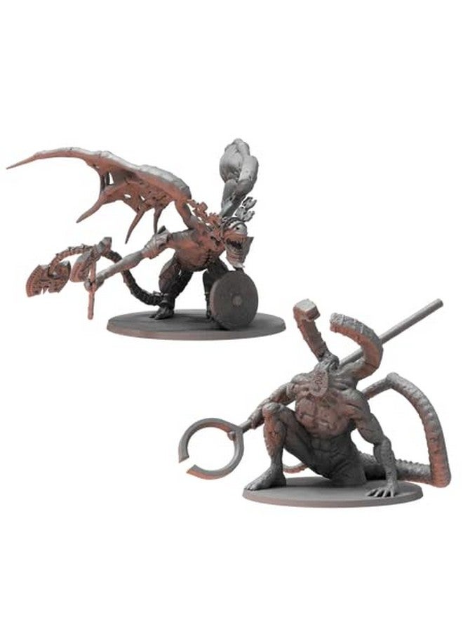 Steamforged Games Dark Souls The Roleplaying Game Miniatures Bundle: Kalameet The Last Dragon, Titanite & Stone, and Dancer of The Boreal Valley & Smough (3 Items) - Image 3
