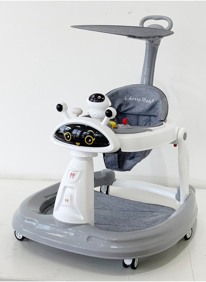 kiddoz - Baby Walker - Gray - Image 1