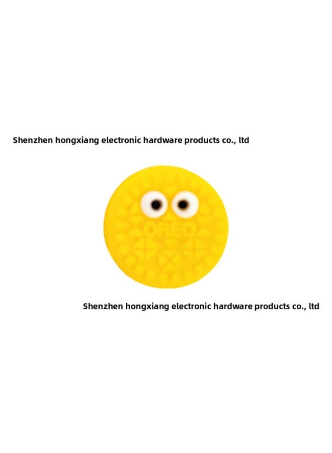For Nintendo SWITCH Rocker Cap Ns Handle Lite Rocker Cap, Q Version Cheese Biscuit Series-Product Color:Yellow Cookies  - Image 1