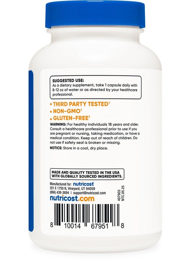 Nutricost TMG 750mg, 120 Capsules (3 Bottles) - Image 3