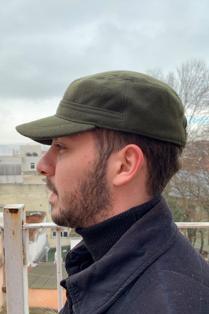 Takı Dükkanı Jewelry Shop Cashmere Castro Hat Men's Castro Wool Hat cp227  - Image 1