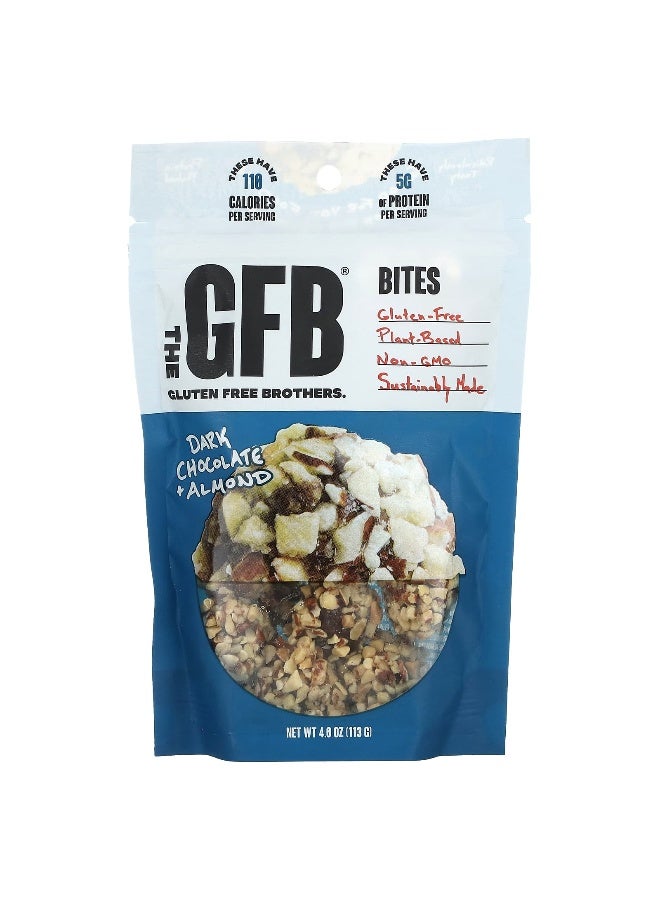 The GFB, Gluten Free Bites, Dark Chocolate + Almond, 4 oz (113 g) - Image 1