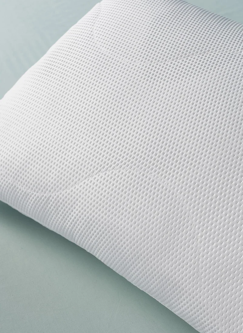 Matalan White Downland White Luxury Waffle Pillow Pair  | Best Price UAE