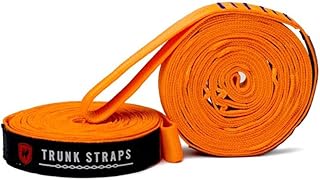 Grand Trunk GRAND TRUNK Grand Trunk Hammock Suspension System Trunk Straps, Orange, One Size  - Image 1