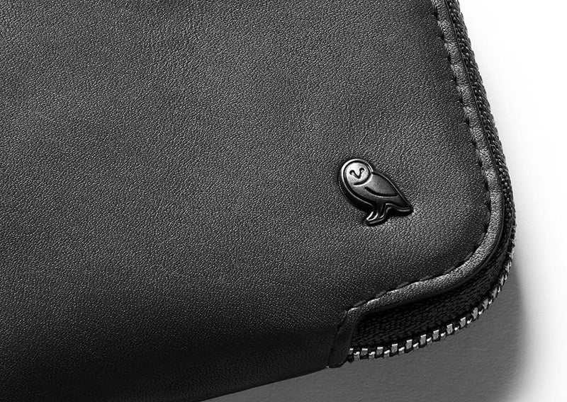 بيل روي محفظة جيب بطاقات جلدية من Bellroy (الحد الأقصى 15 بطاقة وتذكرة) - فحمي كوبالت - Image 3