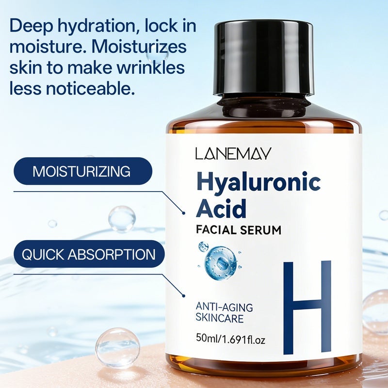 LANEMAY Facial Serum CAH Set (Vitamin C + Retinol + Hyaluronic Acid) 50ml x 3 - Image 3