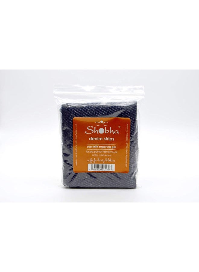 shobha Sugaring Kit - Professional Salon Formula Hair Removal Kit - Sugaring Wax, Denim Strips, Pre-Waxing Powder & Plastic Reusable Spatulas - Gentle Waxing Alternative - Image 4