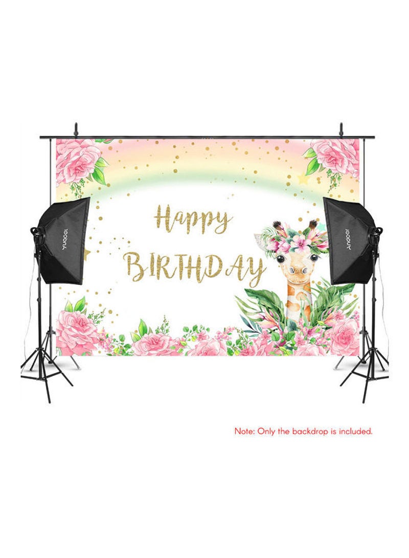 NIBEMINENT Birthday Baby Shower Photography Studio Background Multicolour - Image 3