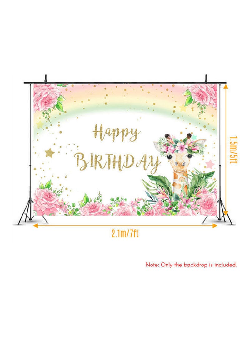 NIBEMINENT Birthday Baby Shower Photography Studio Background Multicolour - Image 4