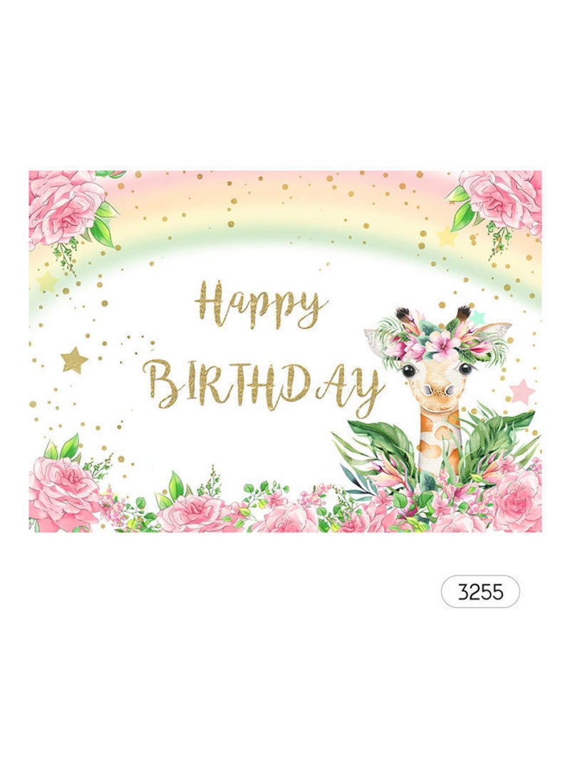 NIBEMINENT Birthday Baby Shower Photography Studio Background Multicolour - Image 2
