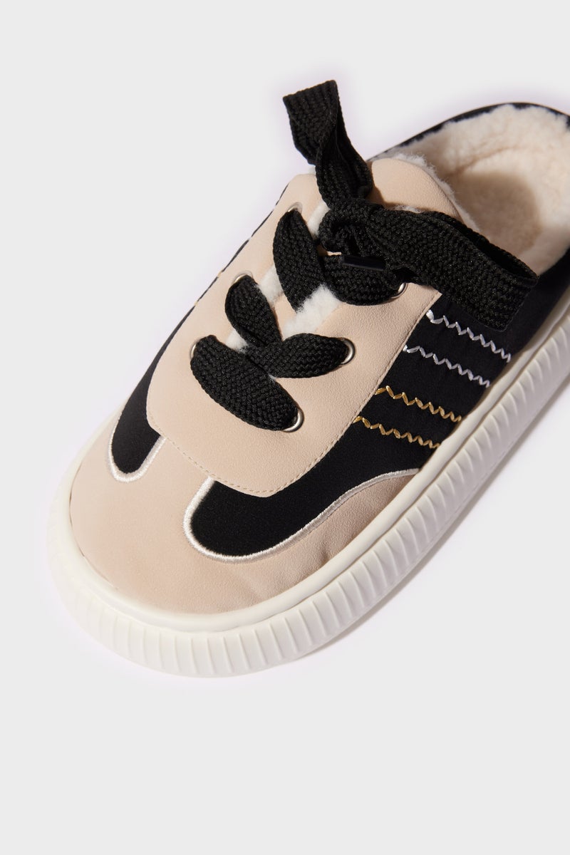 DeFacto Beige Woman Woman Flat Sole Home Slippers Casual - Image 5