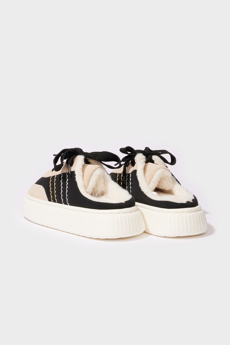 DeFacto Beige Woman Woman Flat Sole Home Slippers Casual - Image 3