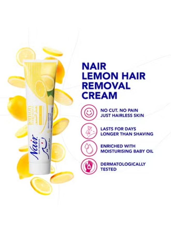 نير كريم نير لإزالة الشعر بزيت الأطفال والليمون، ١١٠ غرام - Image 3