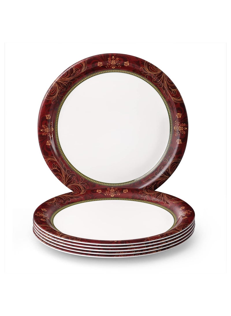 Superware Superware | Pure Melamine | Small Plate Set – Ornamental 7.5” (6 nos.) | Stain Free, Glazed Finish  - Image 1