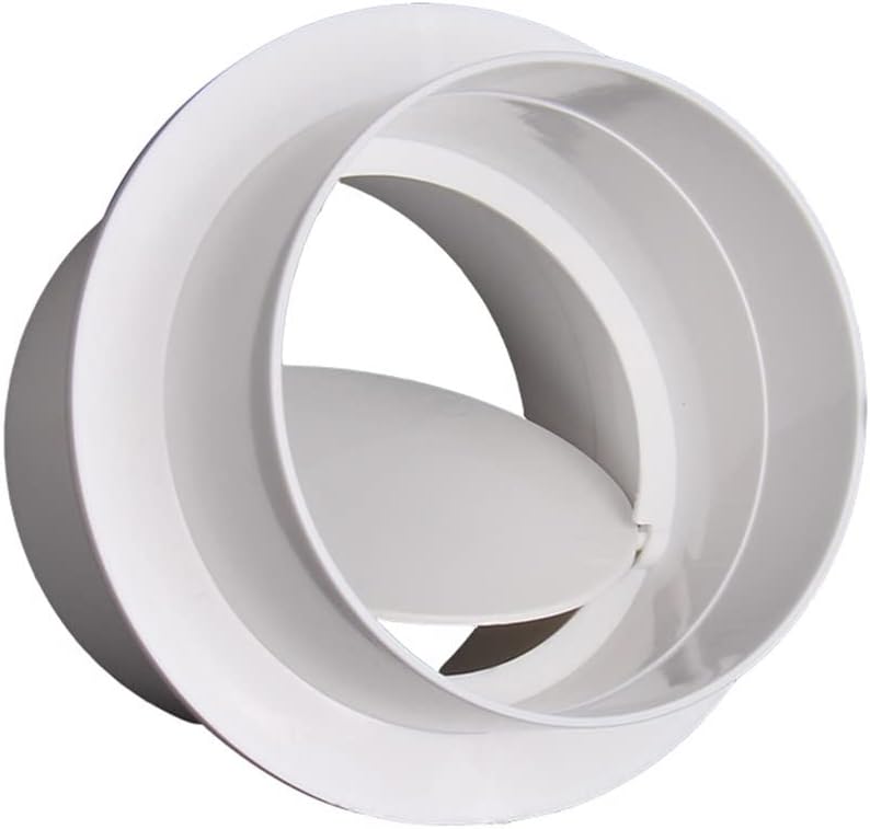 100mm Round Exhaust Fan Check Valve Backdraft Damper For Bathroom Kitchen Ventilation - Image 1