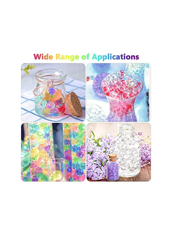 The Bros Clear Water Gel Jelly Beads, Soilless Cultivation Substrate, Crystal mud, for Floral Arrangement, Vase Filler, Wedding Centerpiece, Festive Floral Decoration Flower (multicolor 20000 granules) - Image 2