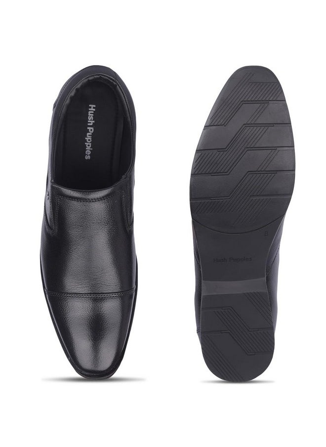هاش بابيز - حذاء HUSH PUPPIES Aaron 2.0 Slipon رجالي سهل الارتداء، أسود، مقاس 7 المملكة المتحدة/الهند - Image 1