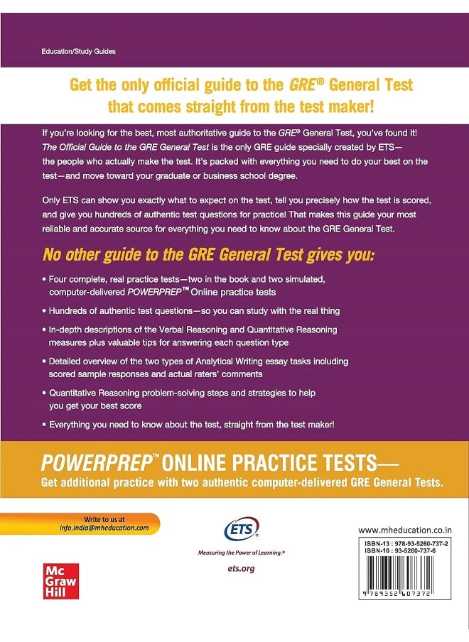 MHE(TEST PREP) The Official Guide to The GRE General Test  - Image 2