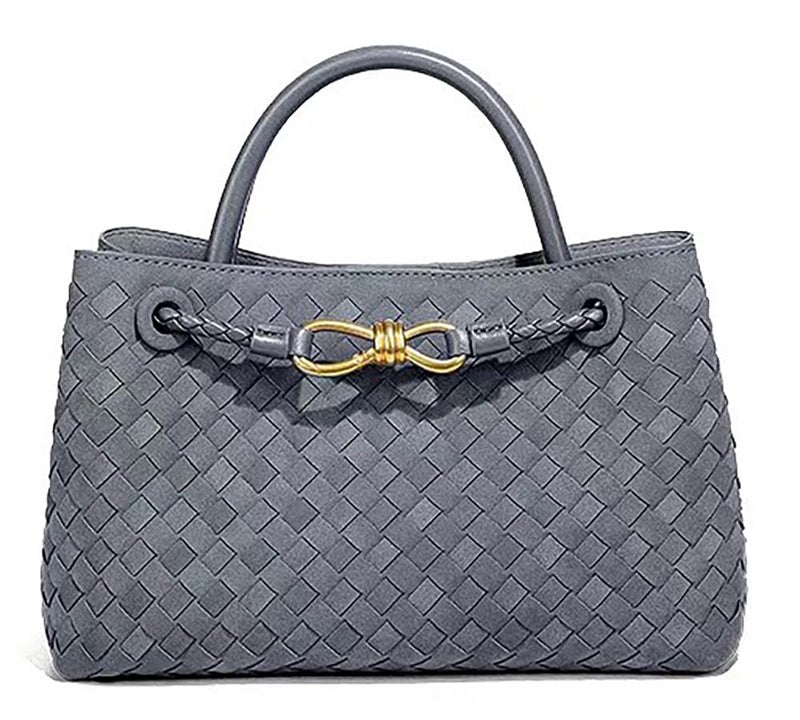 Niction Suede Woven Tote Bag for Women PU Leather Hobo Bags Trendy Crossbody Purse Shoulder Satchel Bag Top Handle Tote Handbag - Image 1