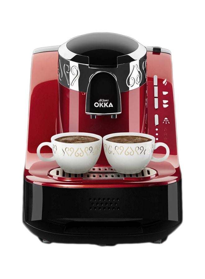 أرزوم ماكينة صنع القهوة التركية 1 L 710 W OK002 / OK002-N أحمر/كروم - Image 3