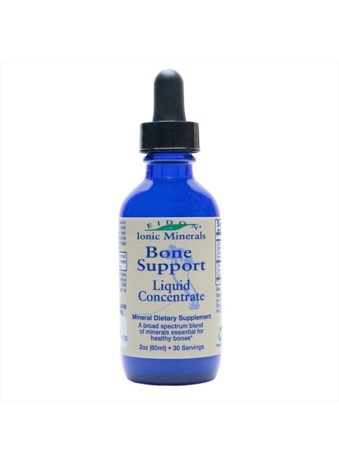 Eidon Ionic Minerals Eidon Mineral Bone Support Liquid Supplement - Contains All the Necessary Minerals for Bone Health, All-Natural, Bioavailable, Ionic, Vegan, Gluten-Free, No Preservatives or Additives - 2 Ounce Bottle - Image 1