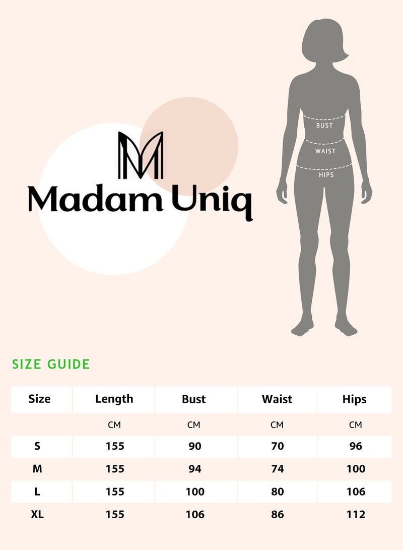 Madam Uniq Satin A-Line Dress - Image 5