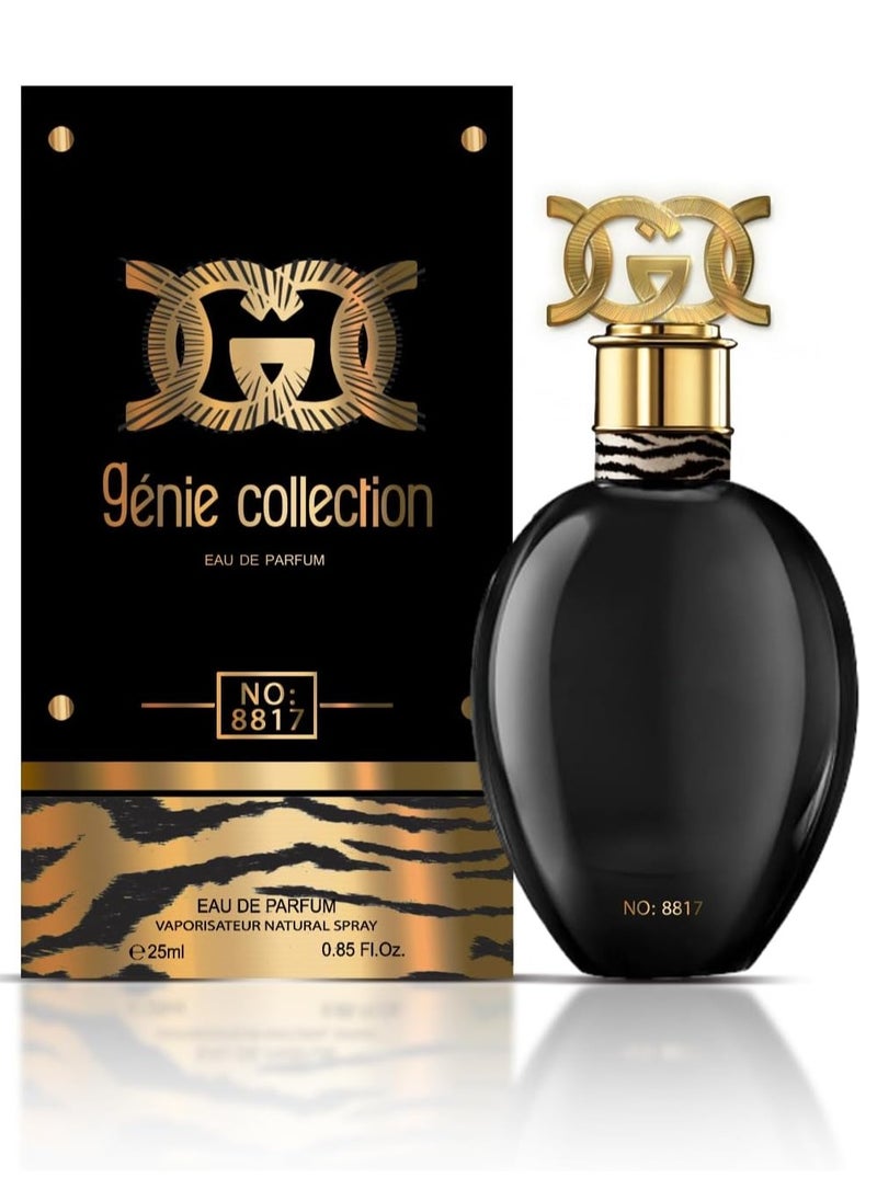 Genie Collection Perfume 8817 for Women, 25ml | Long Lasting Orchid & Citruses Fragrance, Ideal Ladies Perfume Gift  - Image 1