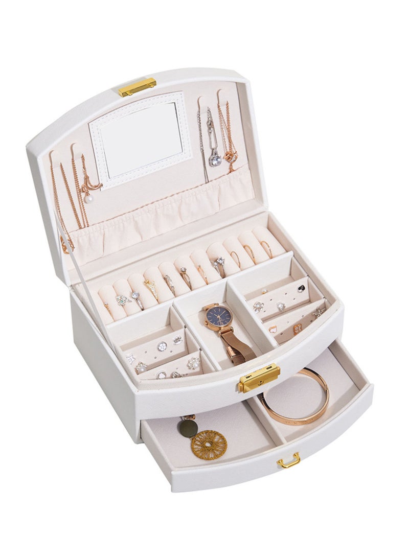 Sharpdo Double Layer Jewelry Drawer Storage Box 20*17*10CM  - Image 1