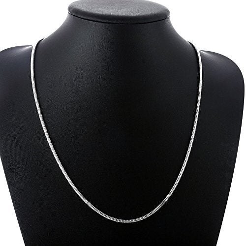 Cutesmile Fashion Jewelry 925 Sterling Silver Italian 1mm/2mm/3mm Snake Chain Crafted Necklace (16Inches, 3MM) - Image 5