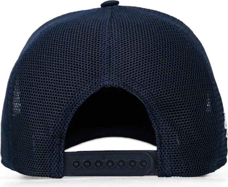 بلاك بورك BlackBörk V1 Trucker Duckside - Unisex Navy Blue Hat (Cap) with 1 Code Logo