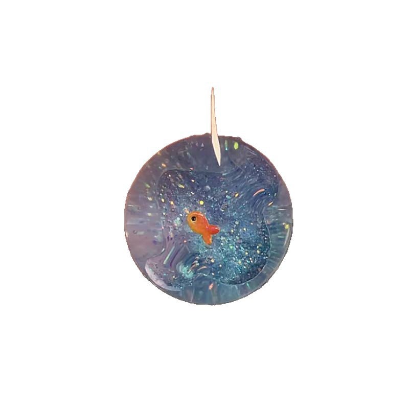 New Ocean Planet Goldfish Squishy Toy Stress Relief Toy Bag Decoration - Image 5