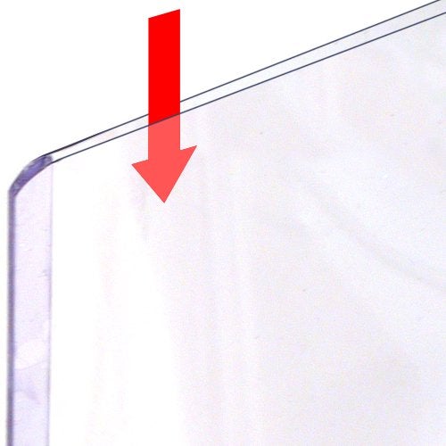 STORE SMART ستورسمارت - واقيات الطباعة الصلبة 5-pack - 8 1/2" x 11" - محملات علوية - HPP812X11-5 - Image 3