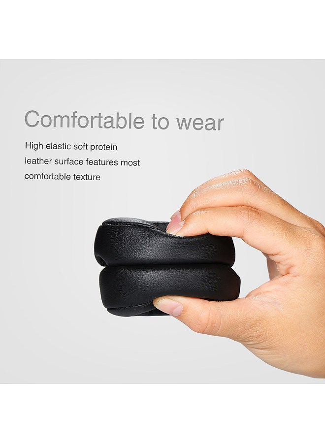 Replacement Memory Ear Pad Protein Leather Around Ear Cups Cushion Cover Compatible with Monster Beats By Dr.Dre MIXR mixr Headphones