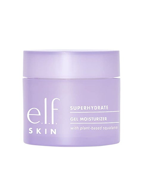 e.l.f Superhydrate Moisturiser, Fast-Absorbing, Non-Greasy, Gel Formula, Hydrates, Tones, Clarifies, Protects, Infused With Vitamin E, 1.69 Oz