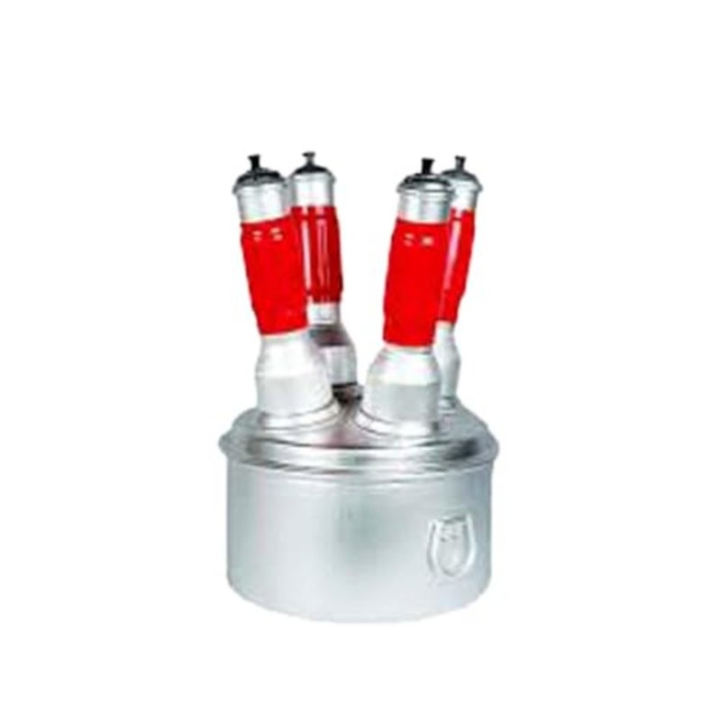 MULTIPURPOSE ALUMINIUM PUTTY KUTTY with 4 - HOLE and 1 - STEAMER, KPK004, STEAM PUTTU MAKER, STEAM CAKE MAKER, PUTTU KAPPA MAKER - Image 3