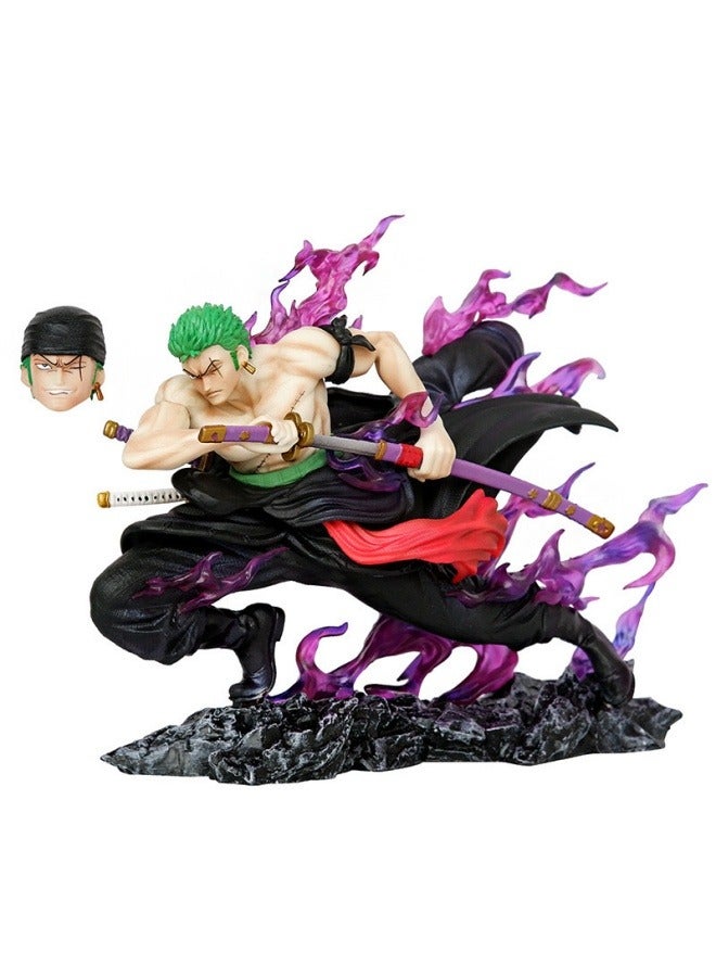 general One Piece Drift Sauron Replaceable Statue Rollo Noah Zorro Model Decoration Hand-made - Image 1