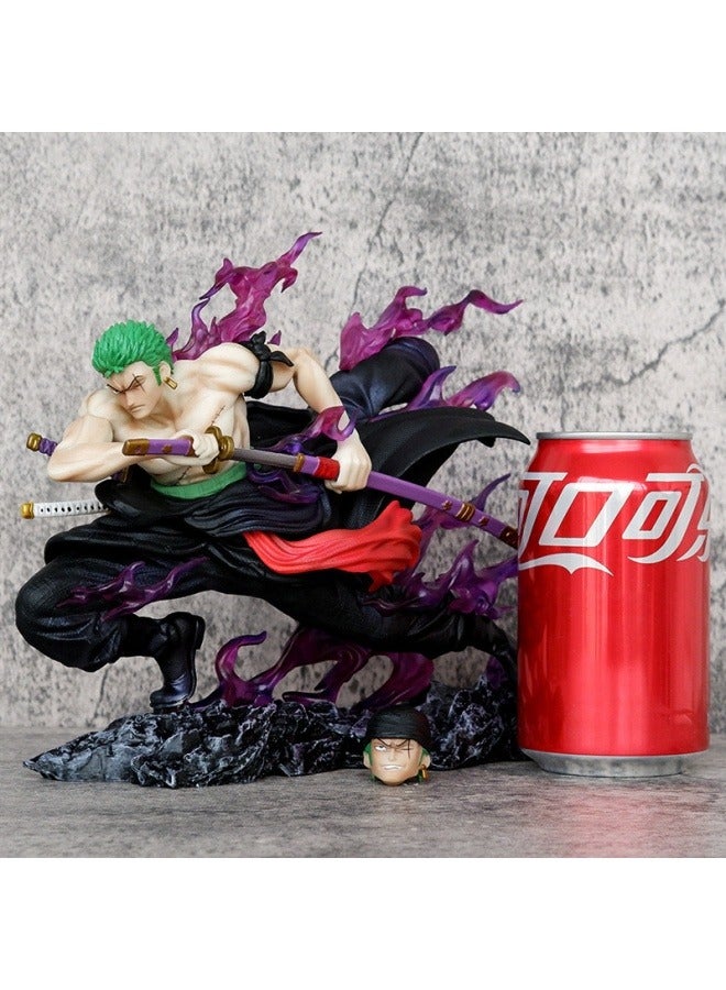 general One Piece Drift Sauron Replaceable Statue Rollo Noah Zorro Model Decoration Hand-made - Image 3