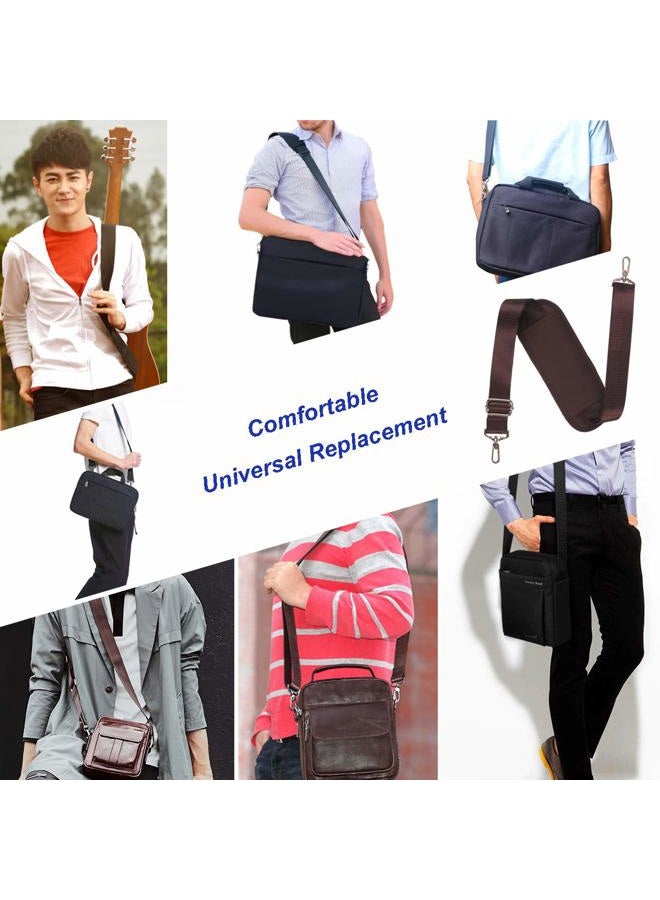 BOMKEE Shoulder Strap BOMKEE Universal Replacement Adjustable Bag Strap with 59 Inch Metal Swivel Hooks and Non-Slip Pad for Laptop Case Briefcase Messenger Bag Diaper Bag Camera Bag Travel Bag (Brown - Image 5