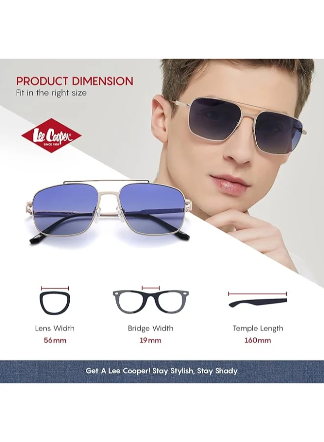 Lee Cooper Polarized Sunglasses  Frame  Mirror Lens 56mm  - LC1024C01