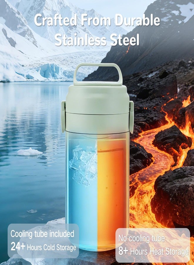 COMI Breast Milk Cooler,24H Triple-Layer Cooling,Breastmilk Storage Bottles Container, 10oz Leak Proof Outdoor Small Freezer,for Travel, Work, Night Pumping, Gift for New Moms(Green) - Image 4
