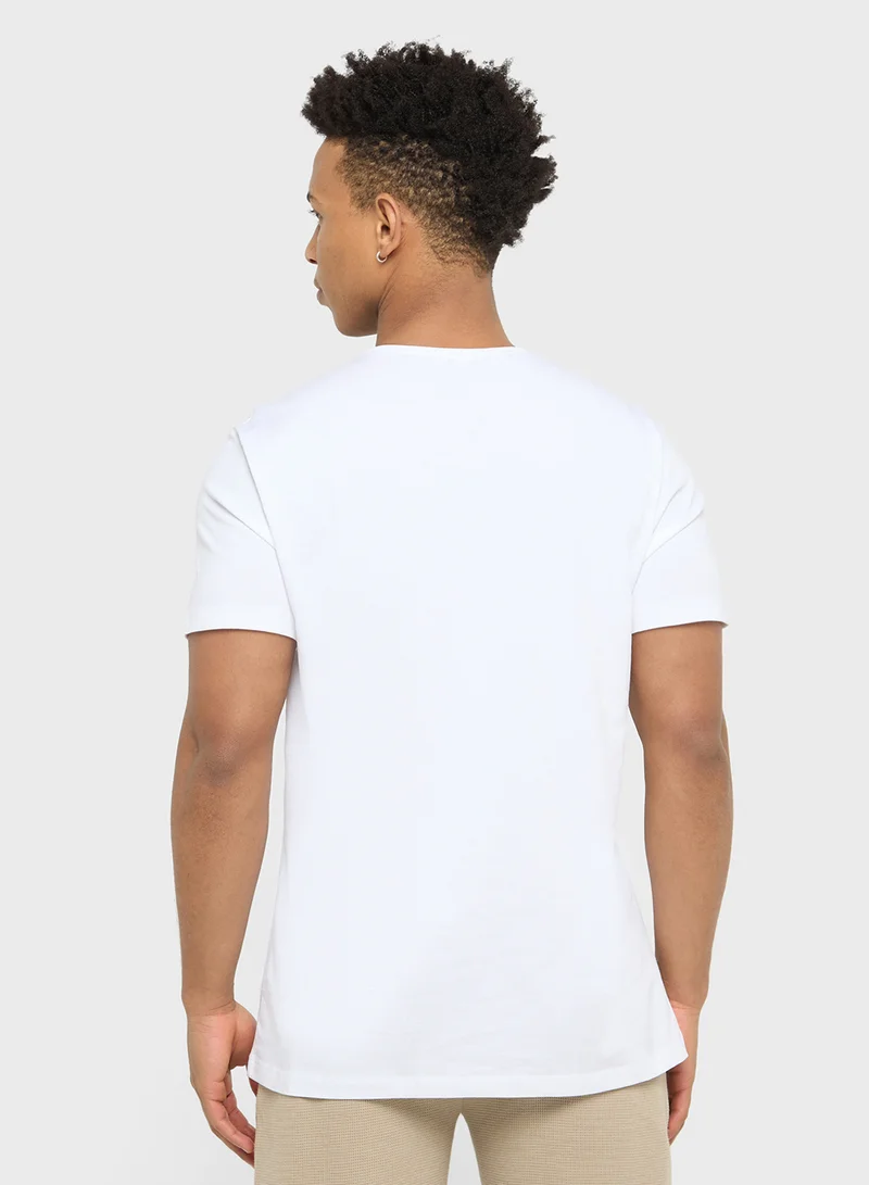 بوس 2 Pack Logo Crew Neck T-Shirt