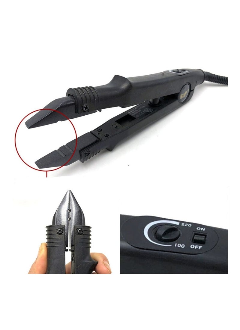 Estelle Loof Hair Extension Iron Treatments for Professional Salon Equipment ,Style B Head , Black  - Image 4
