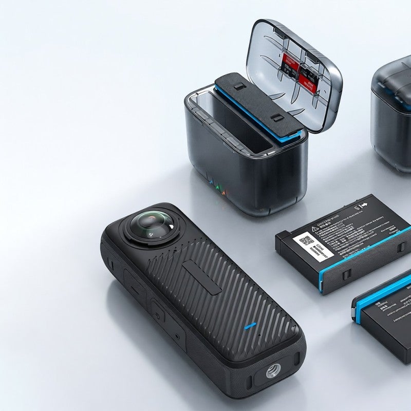 Camera Battery Charger: Type-C Fast Charging Dual Slot - Intelligent Charging Multi-Protection Storage Box for Portable Camera Battery Charging - Image 3