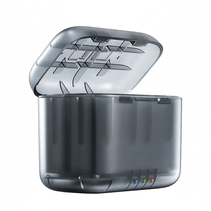 Camera Battery Charger: Type-C Fast Charging Dual Slot - Intelligent Charging Multi-Protection Storage Box for Portable Camera Battery Charging - Image 1