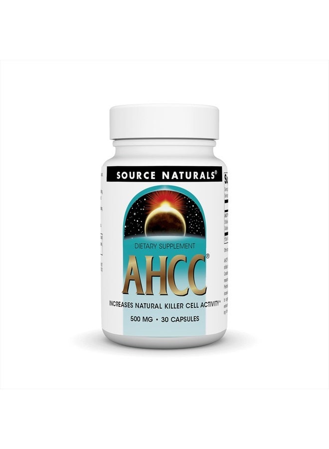 Source Naturals AHCC 500 mg Increases Natural Killer Cell Activity* 500mg - 30 Capsules - Image 1