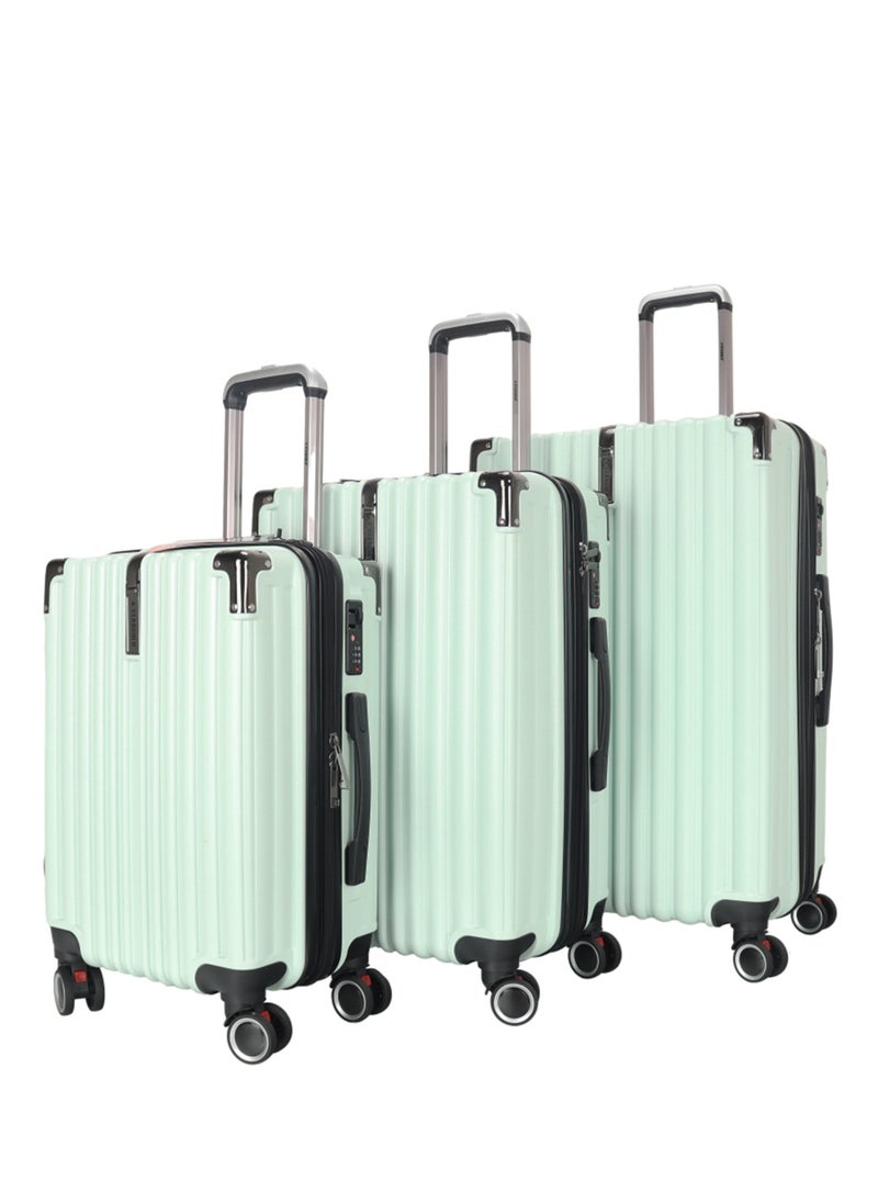 Stargold - Trolley Luggage Set of 3 PCS TPC Hard Side Spinner Wheels with TSA Lock - Image 1