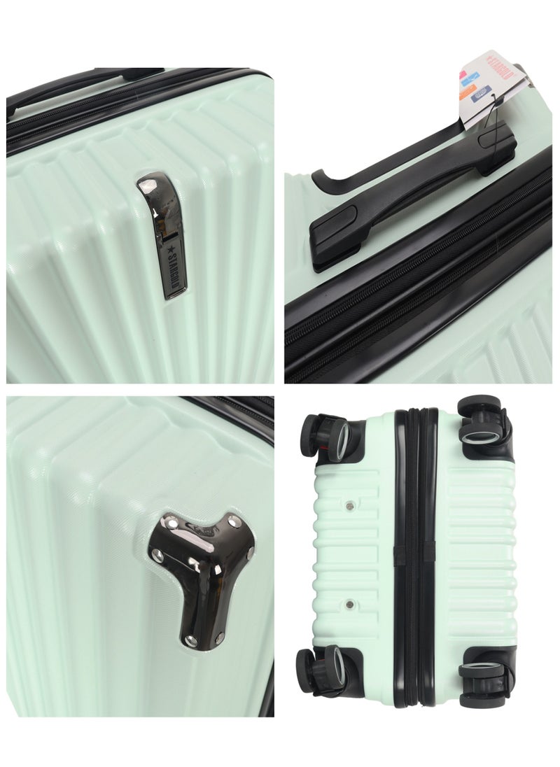 Stargold - Trolley Luggage Set of 3 PCS TPC Hard Side Spinner Wheels with TSA Lock - Image 1